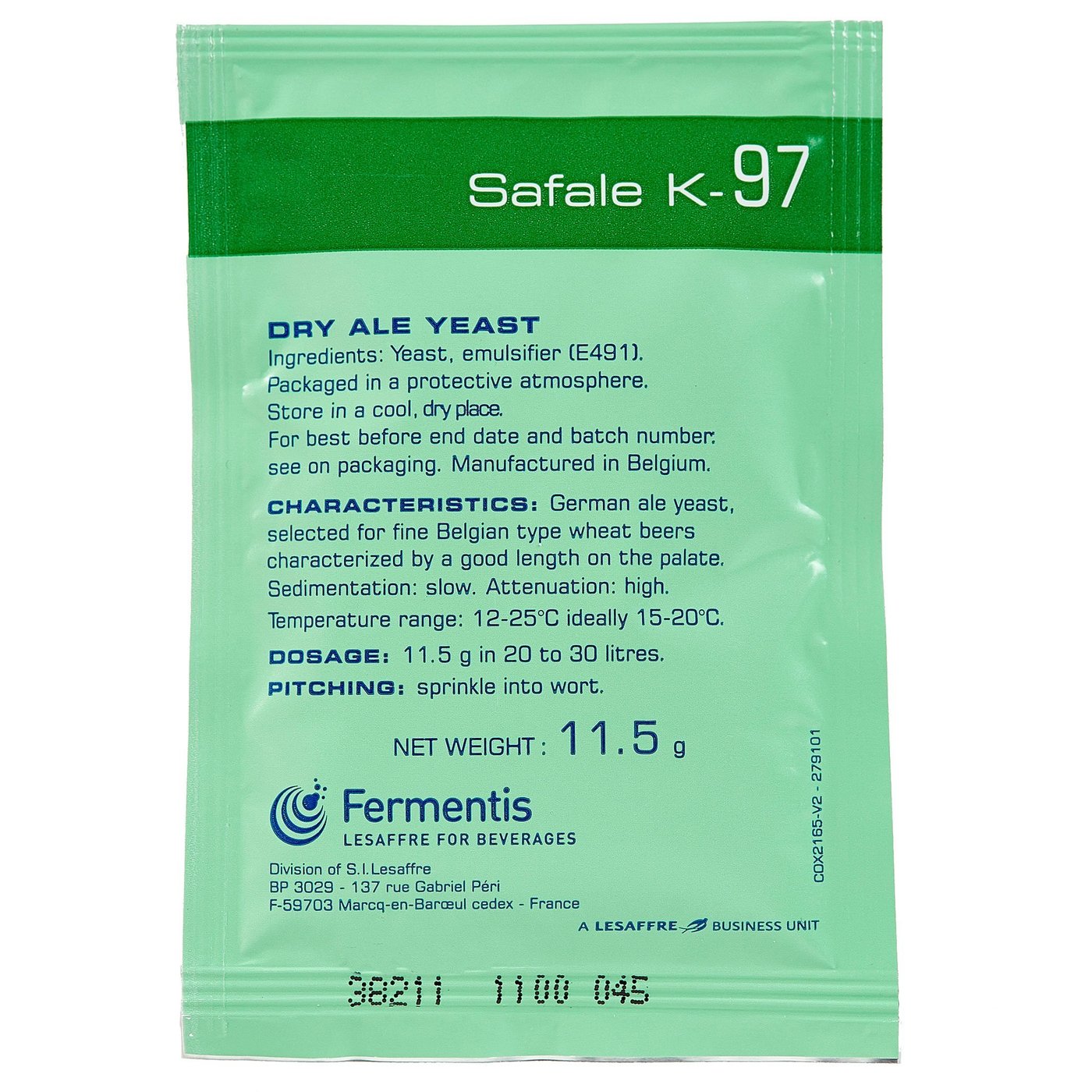 SafAle K-97 German Ale Dry Yeast