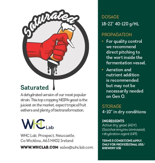 WHC Saturated Dry Yeast