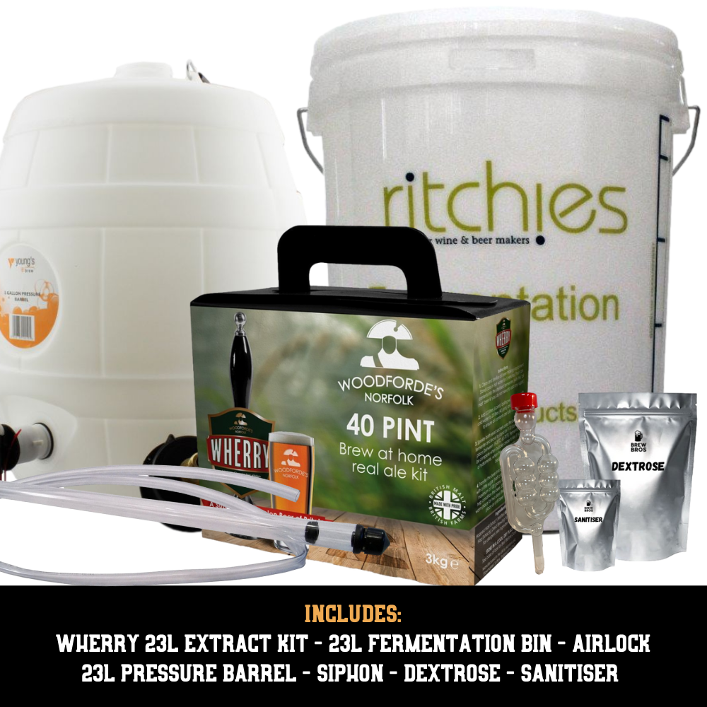 Starter Kit - Woodforde's Wherry 23L