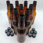 Brown PET Bottles 500ml x 10