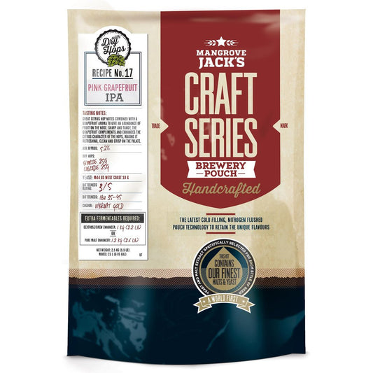 Mangrove Jack's Pink Grapefruit IPA - 23L Extract Kit