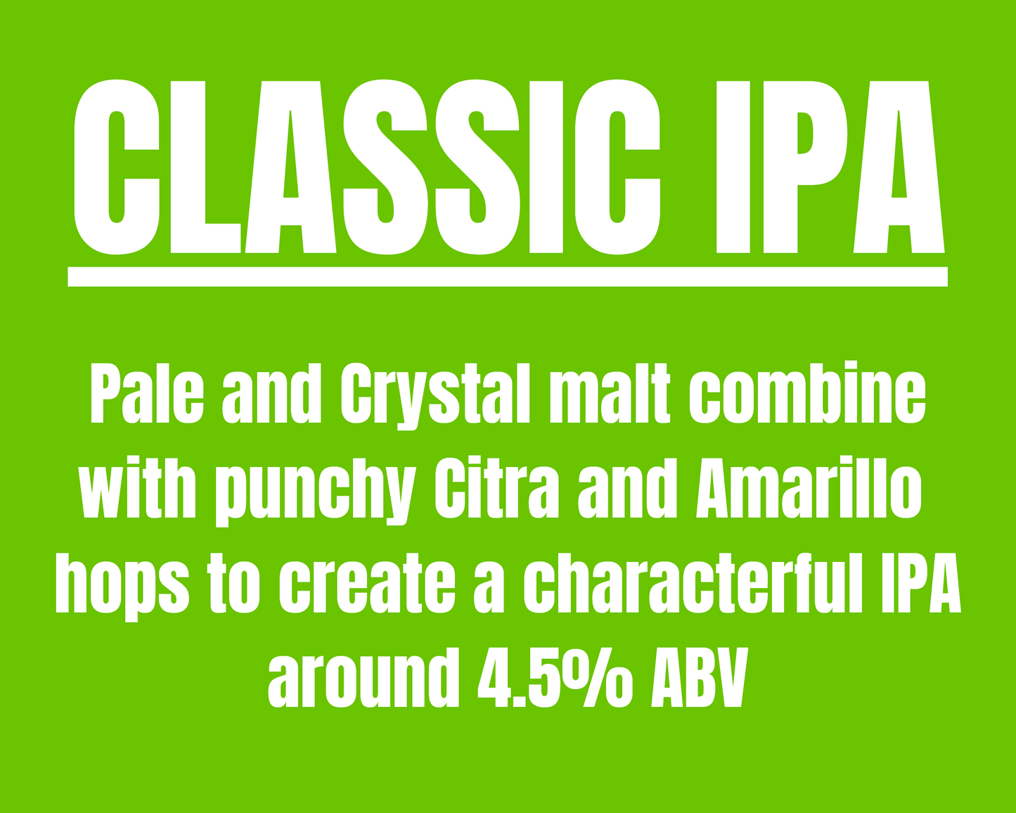 Refill Kit - Classic IPA